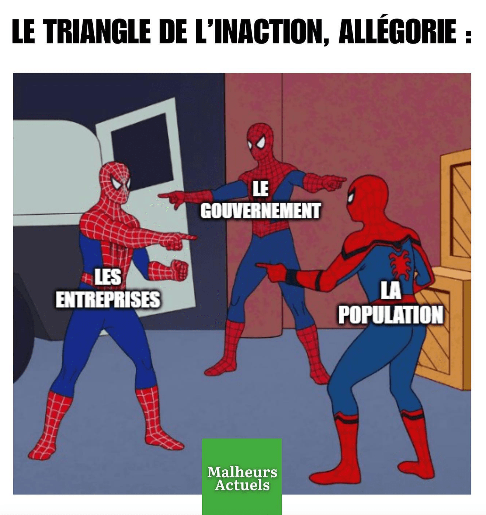 Meme de Malheurs Actuels
